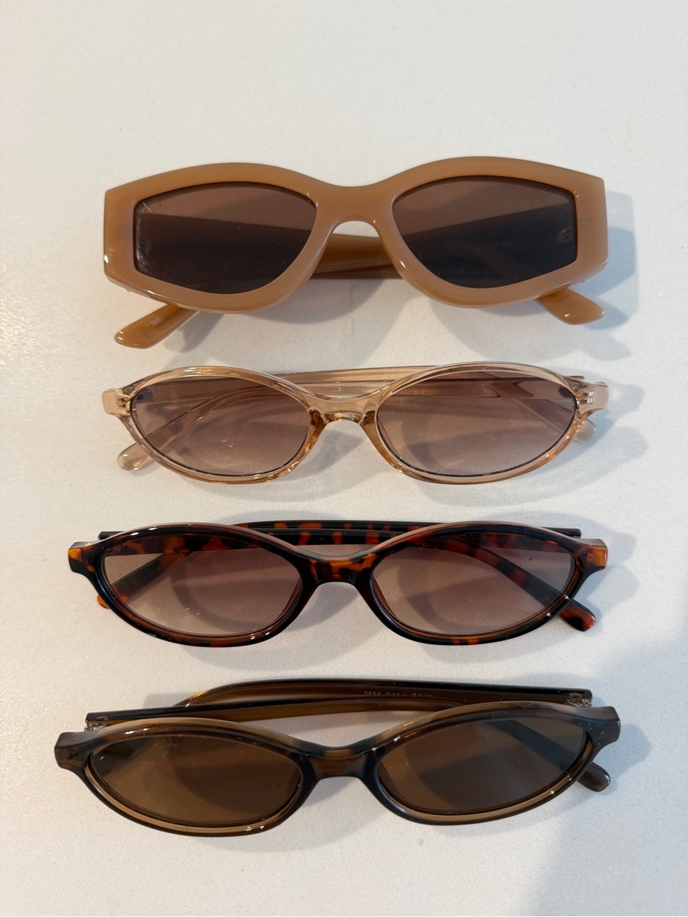 Dime Sunglasses + 3 Amazon Pairs